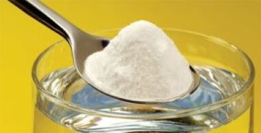 Mantar tedavisi için kabartma tozu